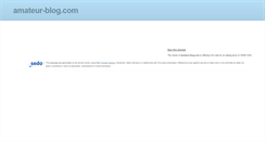 Desktop Screenshot of amateur-blog.com